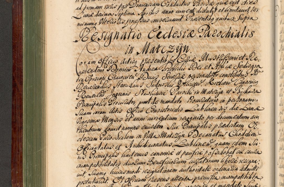 Zdjęcie nr 269 dla obiektu archiwalnego: Acta actorum episcopalium R. D. Andreae Trzebicki, episcopi Cracoviensis et ducis Severiae de 1679. Volumen VIII