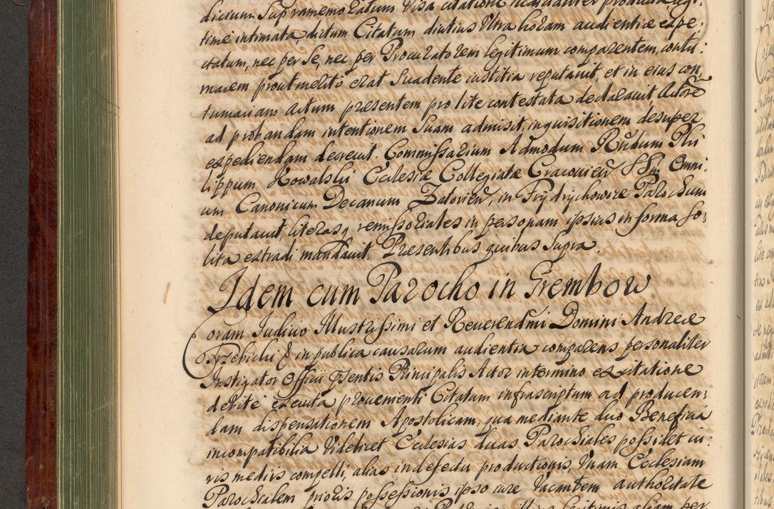 Zdjęcie nr 261 dla obiektu archiwalnego: Acta actorum episcopalium R. D. Andreae Trzebicki, episcopi Cracoviensis et ducis Severiae de 1679. Volumen VIII