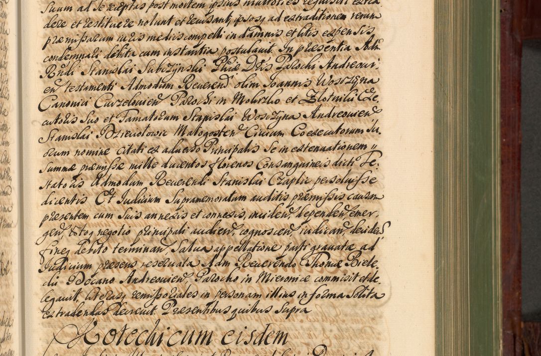 Zdjęcie nr 250 dla obiektu archiwalnego: Acta actorum episcopalium R. D. Andreae Trzebicki, episcopi Cracoviensis et ducis Severiae de 1679. Volumen VIII