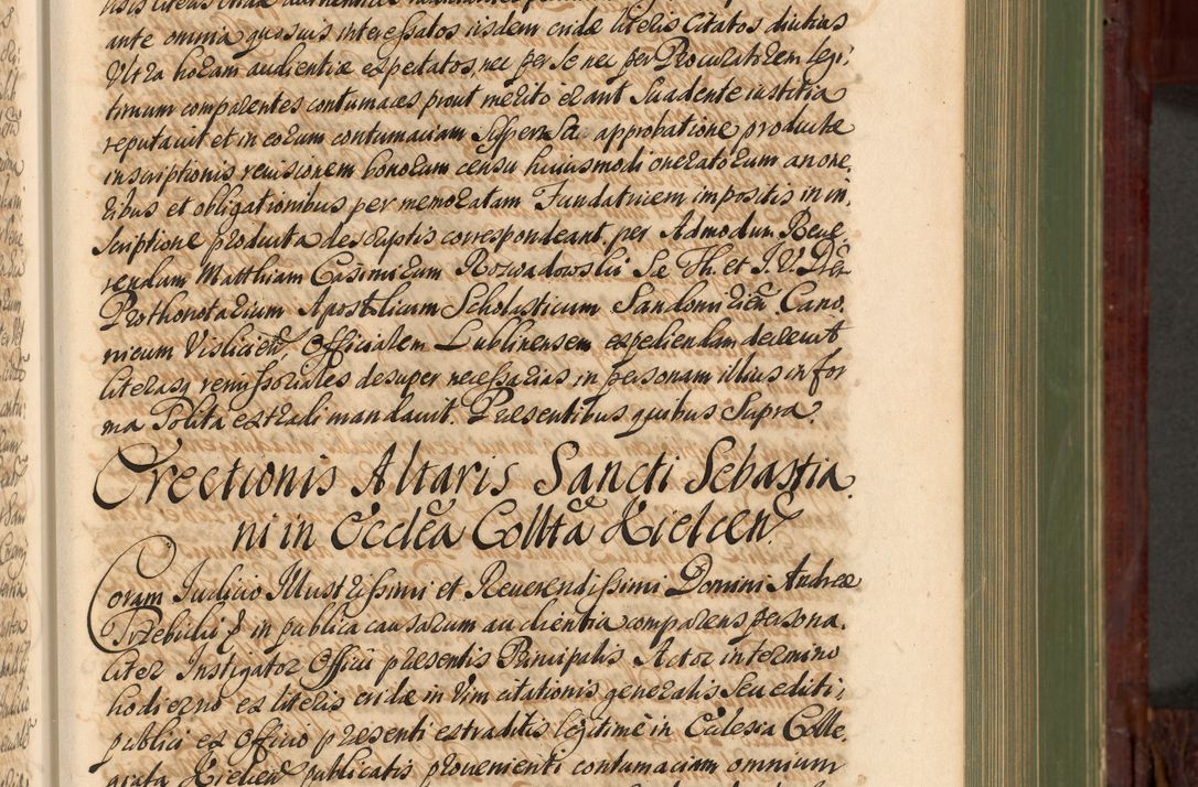 Zdjęcie nr 236 dla obiektu archiwalnego: Acta actorum episcopalium R. D. Andreae Trzebicki, episcopi Cracoviensis et ducis Severiae de 1679. Volumen VIII