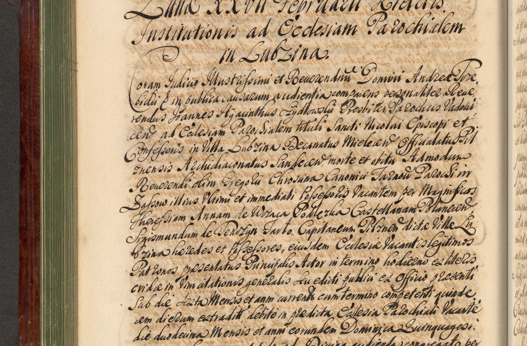 Zdjęcie nr 217 dla obiektu archiwalnego: Acta actorum episcopalium R. D. Andreae Trzebicki, episcopi Cracoviensis et ducis Severiae de 1679. Volumen VIII