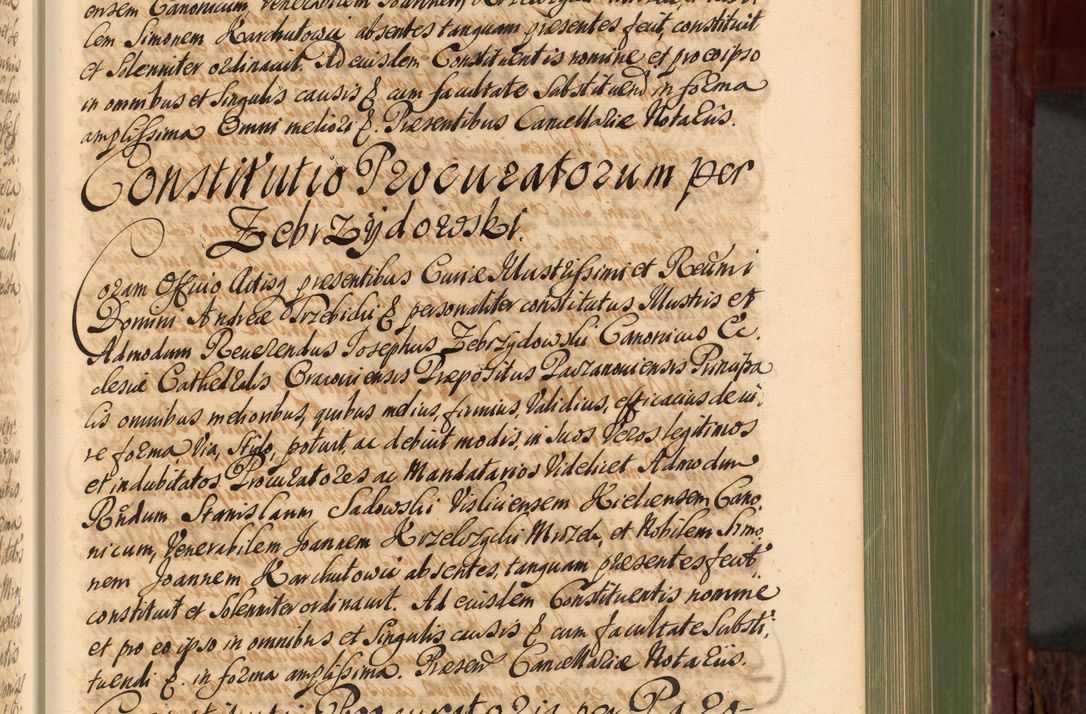 Zdjęcie nr 214 dla obiektu archiwalnego: Acta actorum episcopalium R. D. Andreae Trzebicki, episcopi Cracoviensis et ducis Severiae de 1679. Volumen VIII