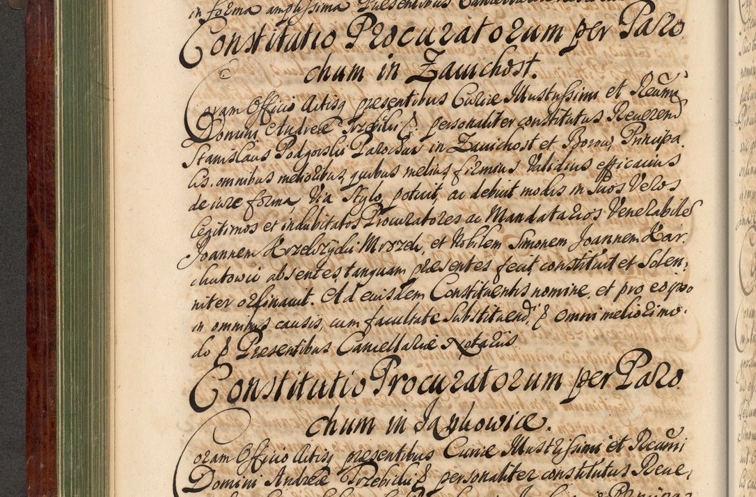 Zdjęcie nr 215 dla obiektu archiwalnego: Acta actorum episcopalium R. D. Andreae Trzebicki, episcopi Cracoviensis et ducis Severiae de 1679. Volumen VIII