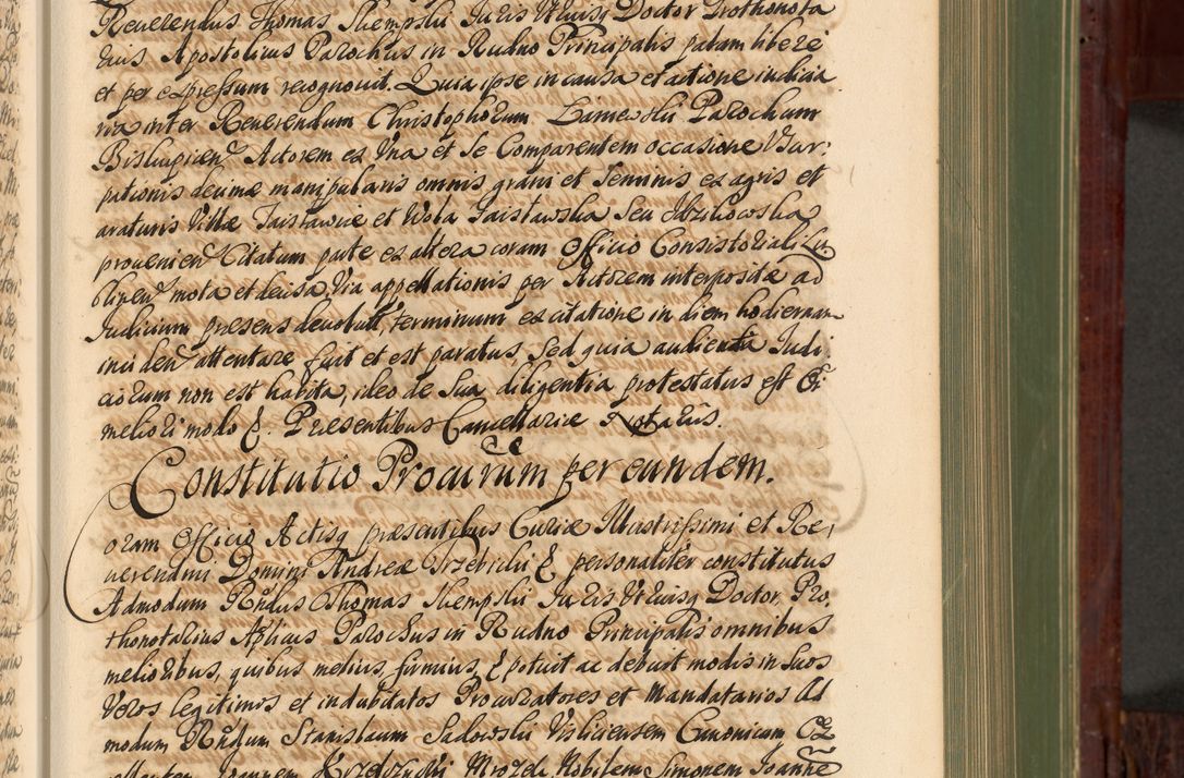 Zdjęcie nr 210 dla obiektu archiwalnego: Acta actorum episcopalium R. D. Andreae Trzebicki, episcopi Cracoviensis et ducis Severiae de 1679. Volumen VIII