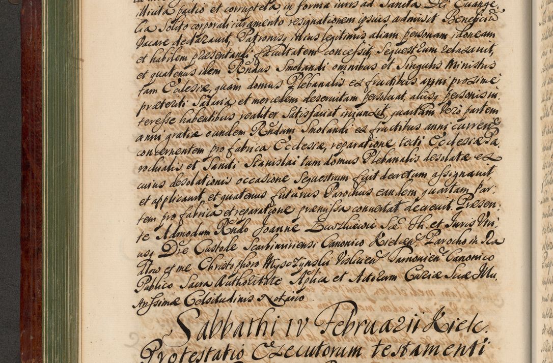 Zdjęcie nr 205 dla obiektu archiwalnego: Acta actorum episcopalium R. D. Andreae Trzebicki, episcopi Cracoviensis et ducis Severiae de 1679. Volumen VIII