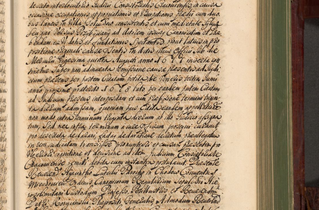 Zdjęcie nr 402 dla obiektu archiwalnego: Acta actorum episcopalium R. D. Andreae Trzebicki, episcopi Cracoviensis et ducis Severiae de 1679. Volumen VIII