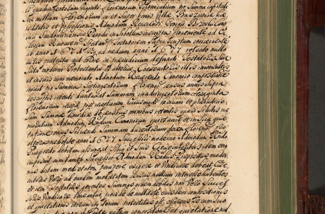 Zdjęcie nr 206 dla obiektu archiwalnego: Acta actorum episcopalium R. D. Andreae Trzebicki, episcopi Cracoviensis et ducis Severiae de 1679. Volumen VIII