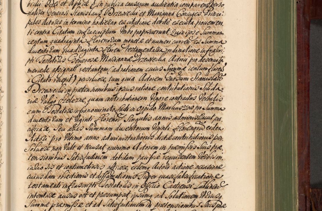 Zdjęcie nr 406 dla obiektu archiwalnego: Acta actorum episcopalium R. D. Andreae Trzebicki, episcopi Cracoviensis et ducis Severiae de 1679. Volumen VIII