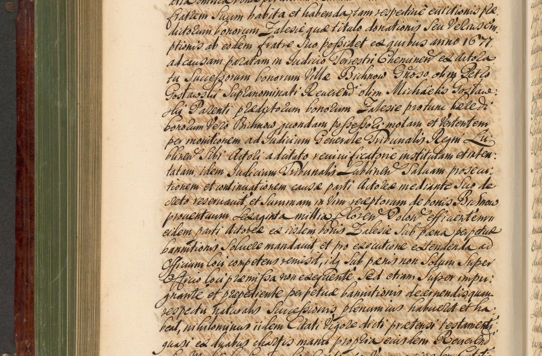 Zdjęcie nr 595 dla obiektu archiwalnego: Acta actorum episcopalium R. D. Andreae Trzebicki, episcopi Cracoviensis et ducis Severiae de 1679. Volumen VIII