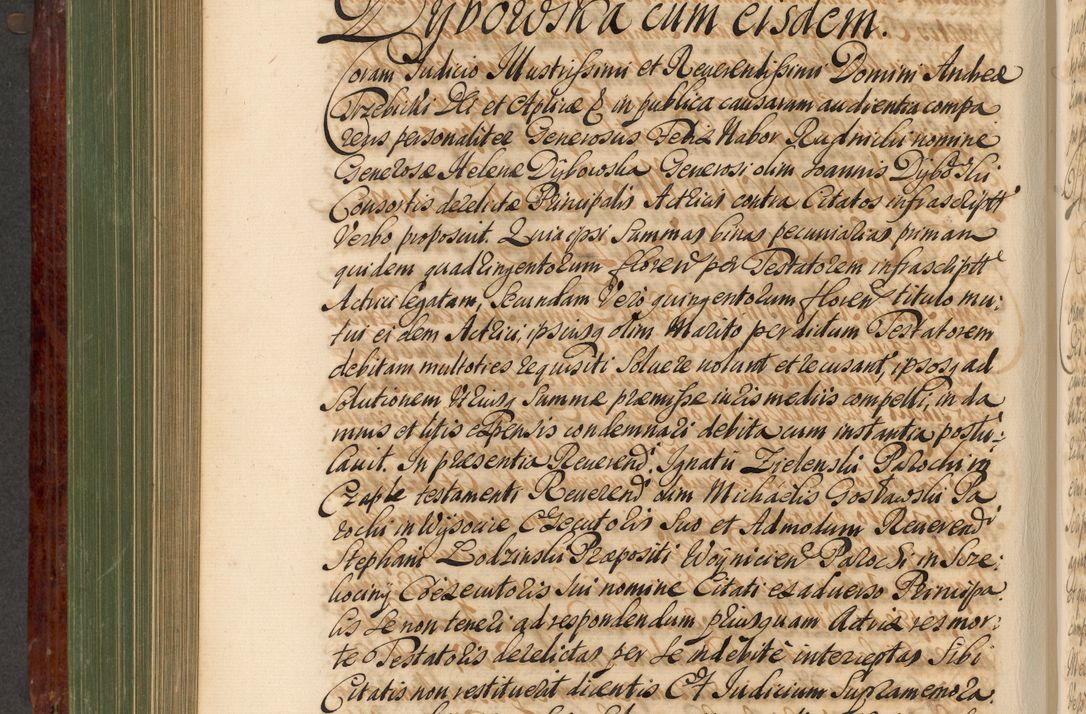 Zdjęcie nr 599 dla obiektu archiwalnego: Acta actorum episcopalium R. D. Andreae Trzebicki, episcopi Cracoviensis et ducis Severiae de 1679. Volumen VIII