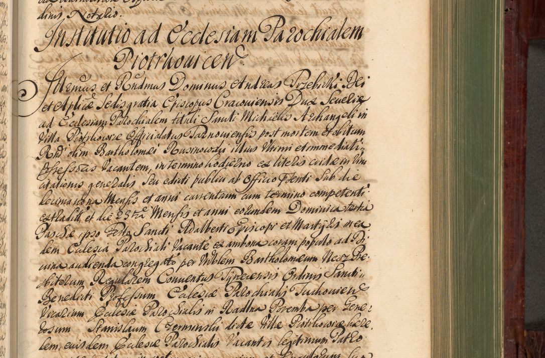 Zdjęcie nr 584 dla obiektu archiwalnego: Acta actorum episcopalium R. D. Andreae Trzebicki, episcopi Cracoviensis et ducis Severiae de 1679. Volumen VIII