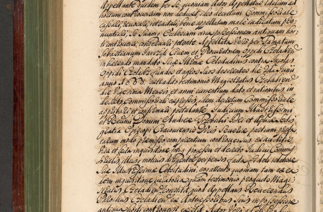 Zdjęcie nr 575 dla obiektu archiwalnego: Acta actorum episcopalium R. D. Andreae Trzebicki, episcopi Cracoviensis et ducis Severiae de 1679. Volumen VIII
