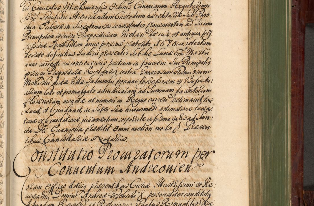 Zdjęcie nr 568 dla obiektu archiwalnego: Acta actorum episcopalium R. D. Andreae Trzebicki, episcopi Cracoviensis et ducis Severiae de 1679. Volumen VIII