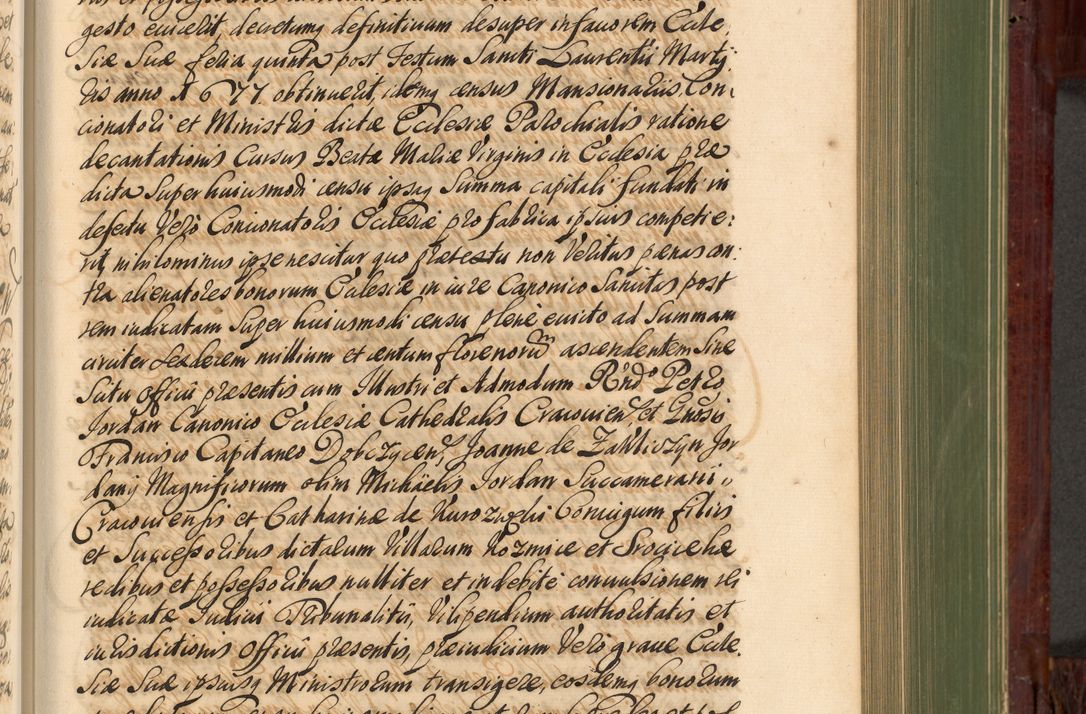 Zdjęcie nr 566 dla obiektu archiwalnego: Acta actorum episcopalium R. D. Andreae Trzebicki, episcopi Cracoviensis et ducis Severiae de 1679. Volumen VIII