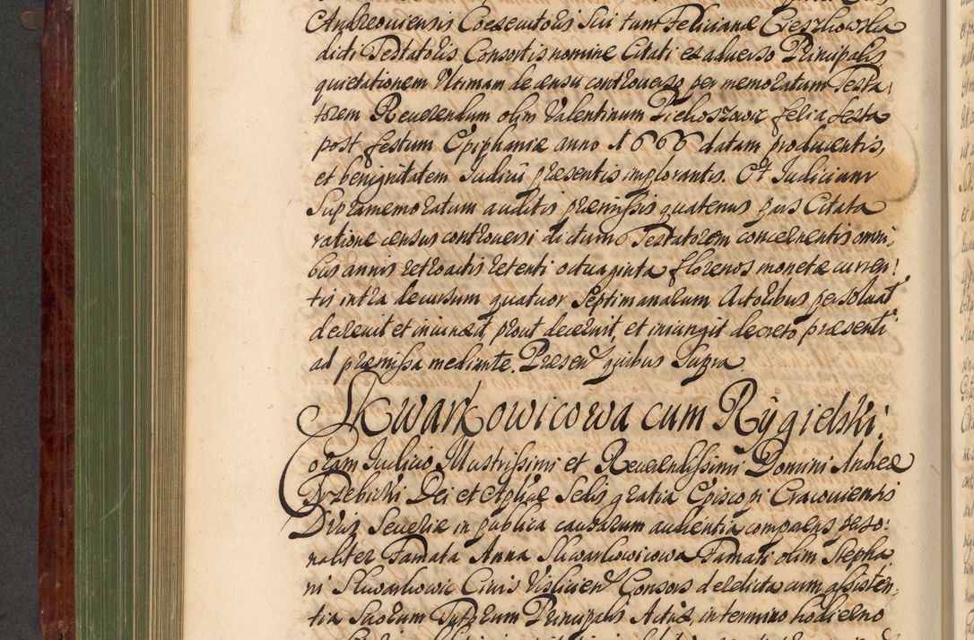Zdjęcie nr 563 dla obiektu archiwalnego: Acta actorum episcopalium R. D. Andreae Trzebicki, episcopi Cracoviensis et ducis Severiae de 1679. Volumen VIII