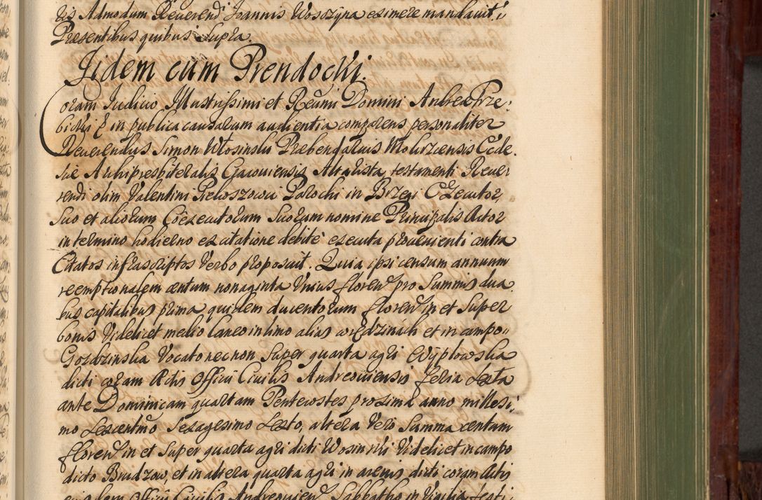 Zdjęcie nr 562 dla obiektu archiwalnego: Acta actorum episcopalium R. D. Andreae Trzebicki, episcopi Cracoviensis et ducis Severiae de 1679. Volumen VIII