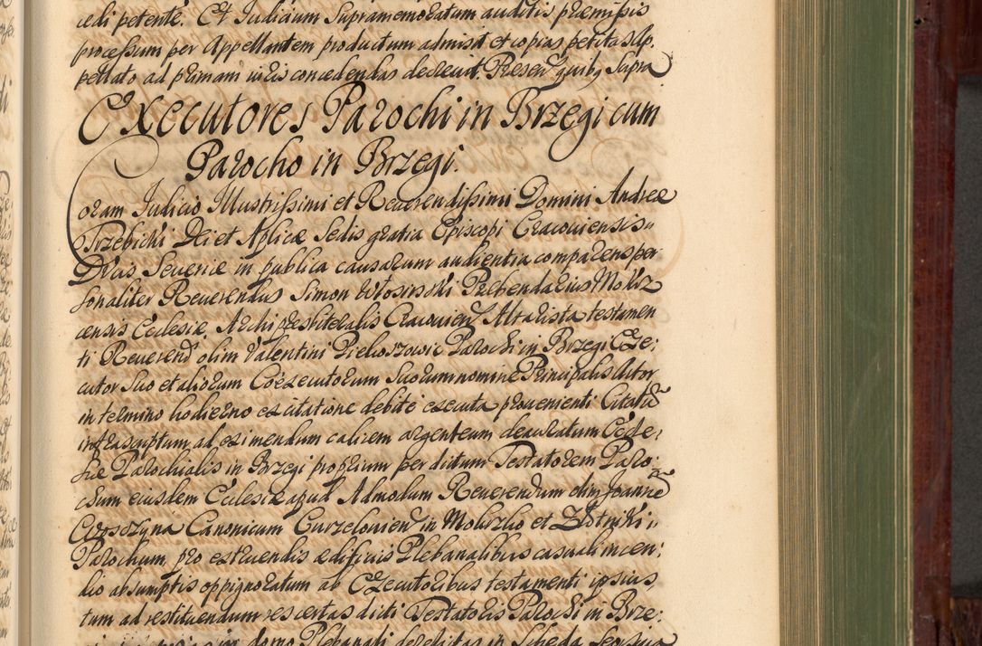 Zdjęcie nr 560 dla obiektu archiwalnego: Acta actorum episcopalium R. D. Andreae Trzebicki, episcopi Cracoviensis et ducis Severiae de 1679. Volumen VIII