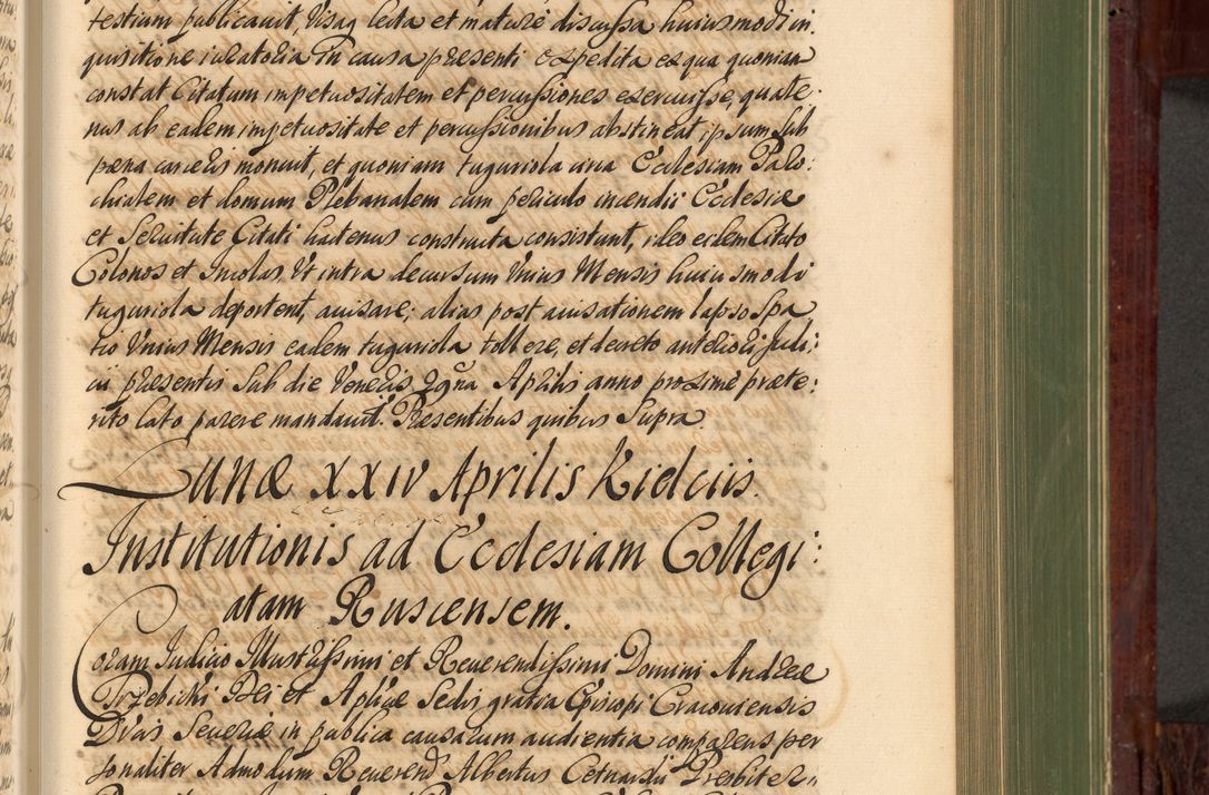 Zdjęcie nr 554 dla obiektu archiwalnego: Acta actorum episcopalium R. D. Andreae Trzebicki, episcopi Cracoviensis et ducis Severiae de 1679. Volumen VIII