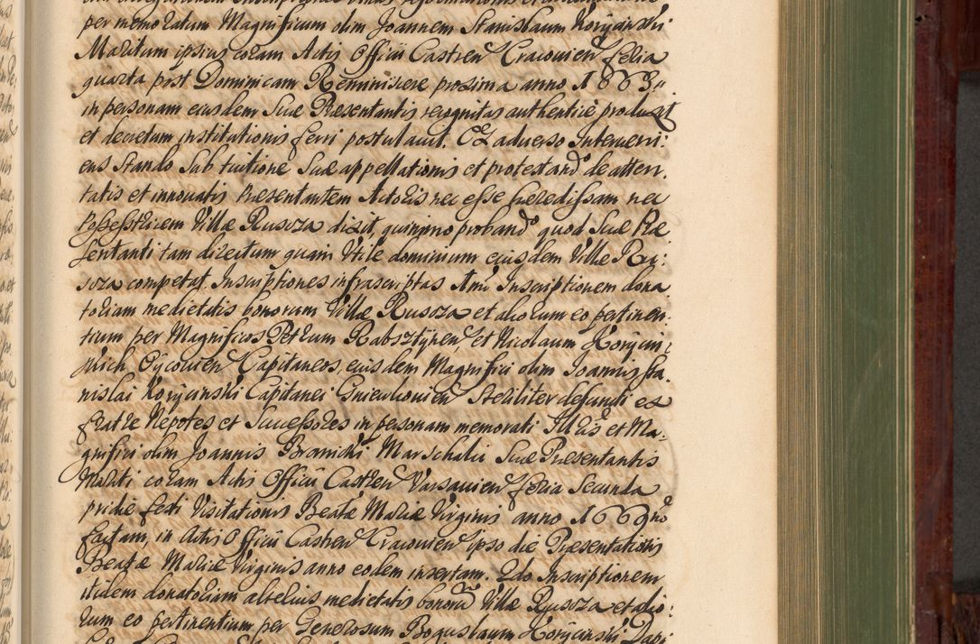 Zdjęcie nr 556 dla obiektu archiwalnego: Acta actorum episcopalium R. D. Andreae Trzebicki, episcopi Cracoviensis et ducis Severiae de 1679. Volumen VIII