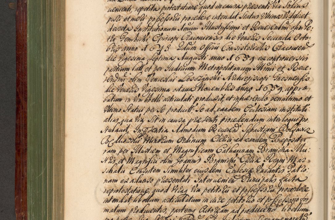Zdjęcie nr 555 dla obiektu archiwalnego: Acta actorum episcopalium R. D. Andreae Trzebicki, episcopi Cracoviensis et ducis Severiae de 1679. Volumen VIII
