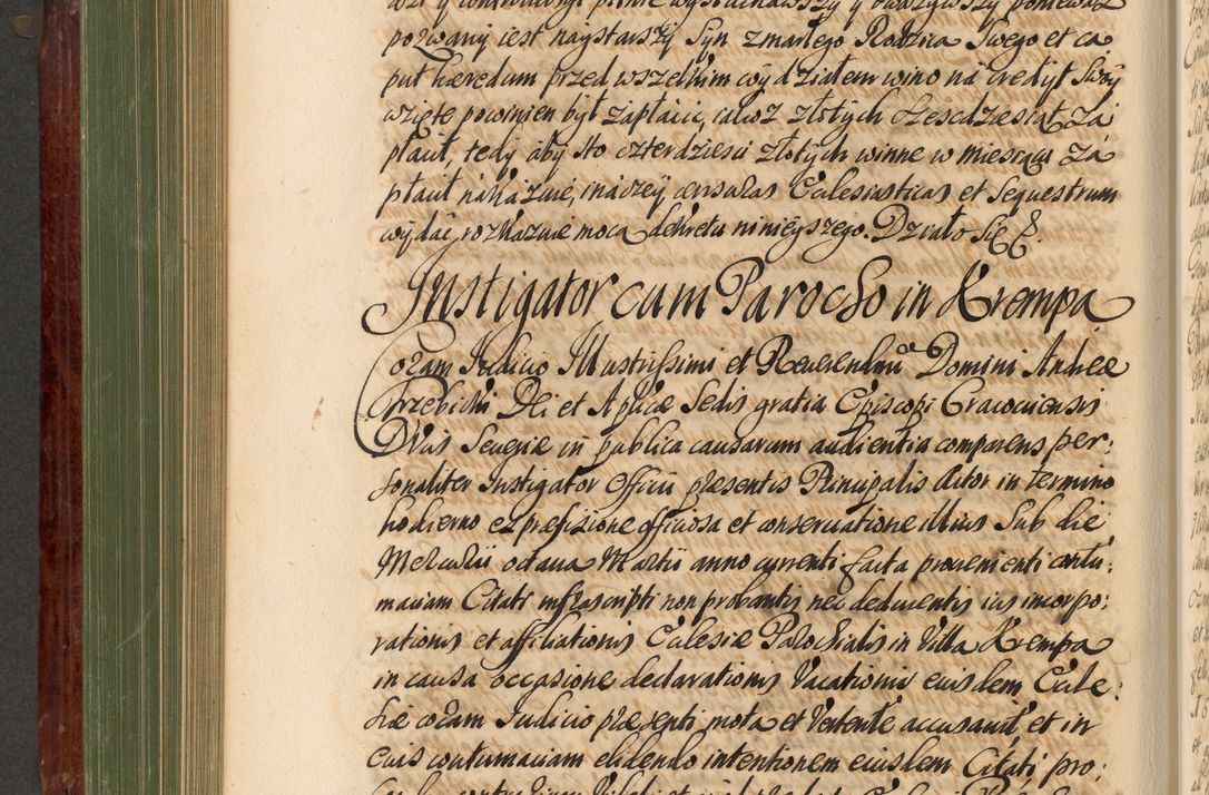 Zdjęcie nr 551 dla obiektu archiwalnego: Acta actorum episcopalium R. D. Andreae Trzebicki, episcopi Cracoviensis et ducis Severiae de 1679. Volumen VIII