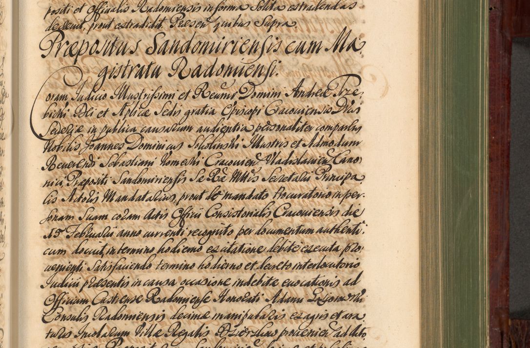 Zdjęcie nr 544 dla obiektu archiwalnego: Acta actorum episcopalium R. D. Andreae Trzebicki, episcopi Cracoviensis et ducis Severiae de 1679. Volumen VIII