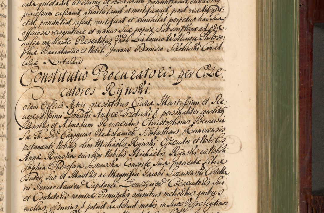 Zdjęcie nr 540 dla obiektu archiwalnego: Acta actorum episcopalium R. D. Andreae Trzebicki, episcopi Cracoviensis et ducis Severiae de 1679. Volumen VIII