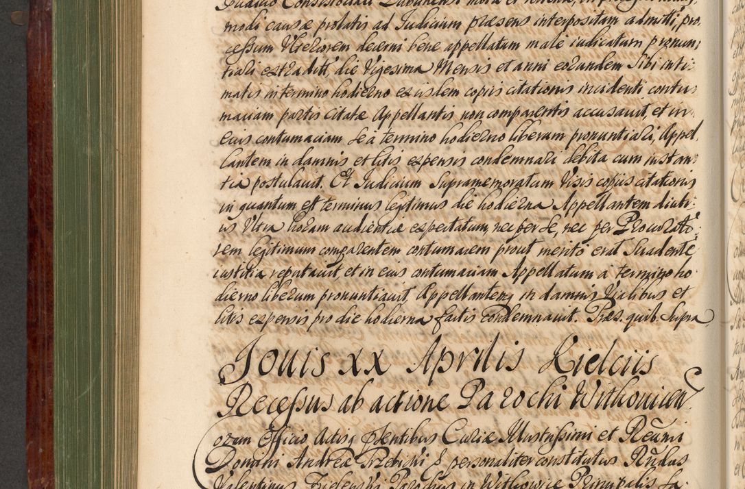 Zdjęcie nr 539 dla obiektu archiwalnego: Acta actorum episcopalium R. D. Andreae Trzebicki, episcopi Cracoviensis et ducis Severiae de 1679. Volumen VIII