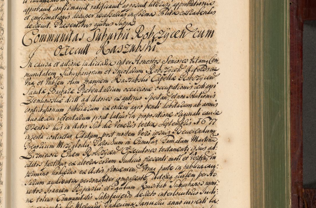 Zdjęcie nr 520 dla obiektu archiwalnego: Acta actorum episcopalium R. D. Andreae Trzebicki, episcopi Cracoviensis et ducis Severiae de 1679. Volumen VIII