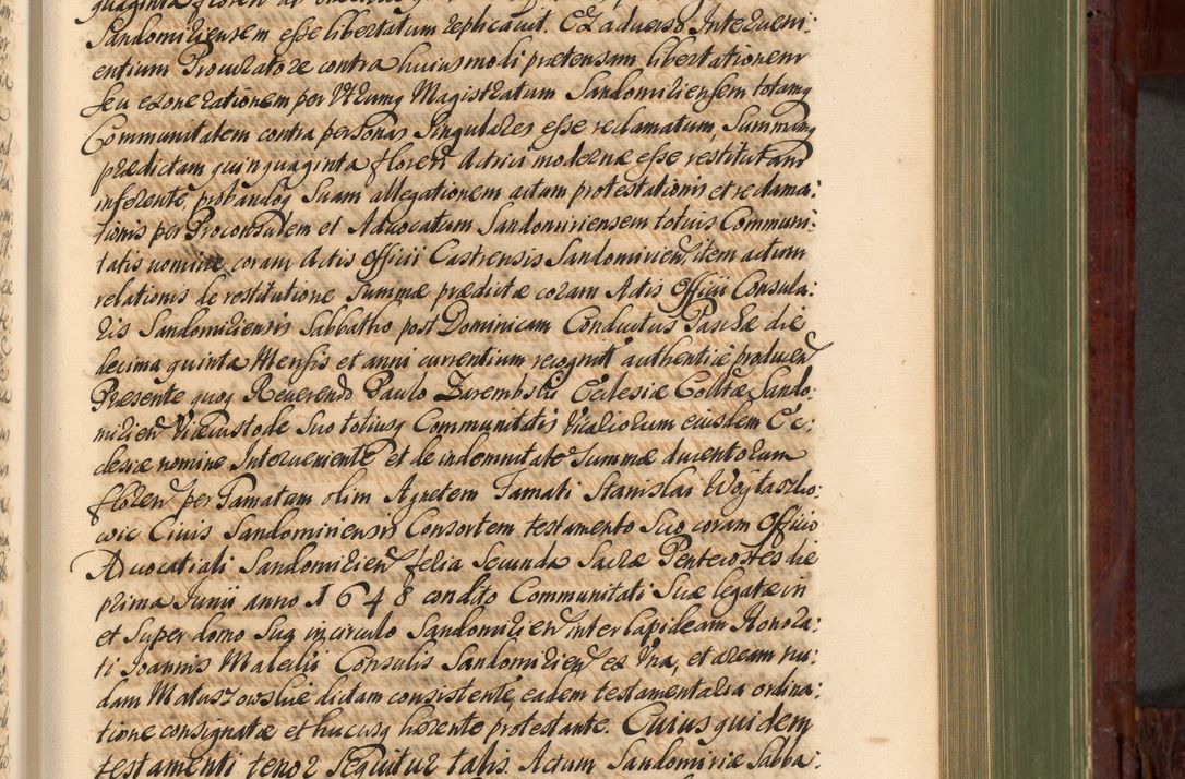 Zdjęcie nr 516 dla obiektu archiwalnego: Acta actorum episcopalium R. D. Andreae Trzebicki, episcopi Cracoviensis et ducis Severiae de 1679. Volumen VIII