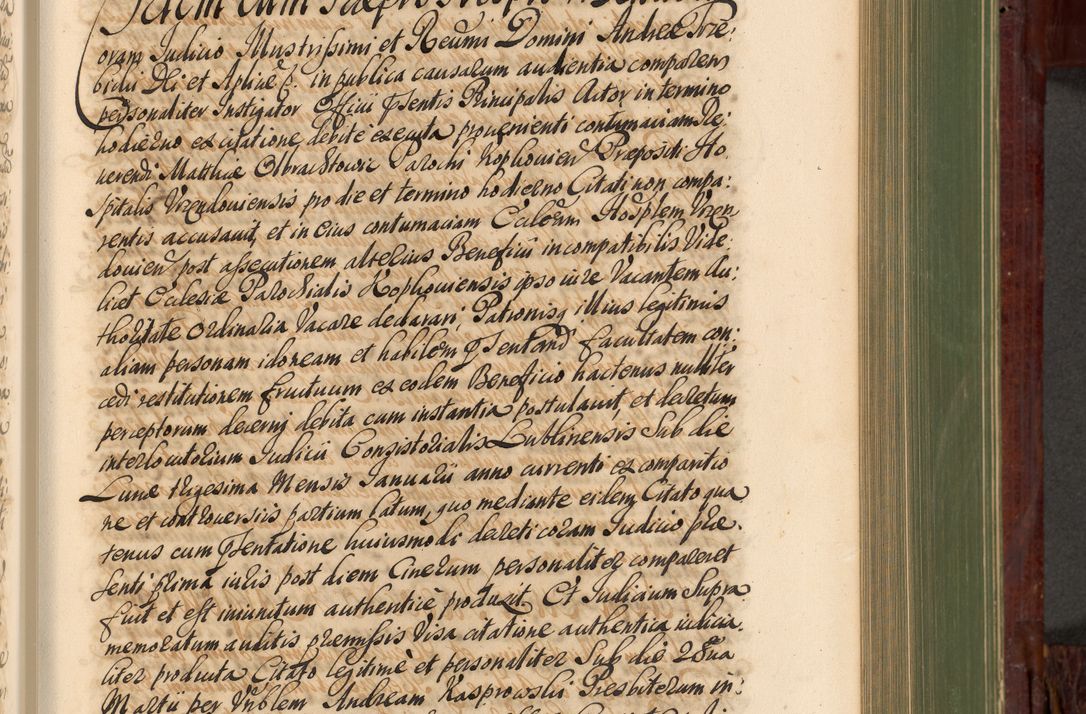Zdjęcie nr 508 dla obiektu archiwalnego: Acta actorum episcopalium R. D. Andreae Trzebicki, episcopi Cracoviensis et ducis Severiae de 1679. Volumen VIII
