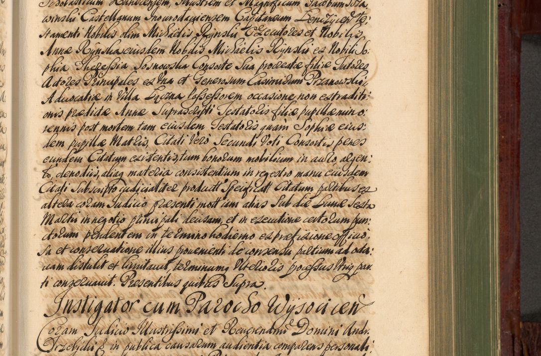 Zdjęcie nr 504 dla obiektu archiwalnego: Acta actorum episcopalium R. D. Andreae Trzebicki, episcopi Cracoviensis et ducis Severiae de 1679. Volumen VIII