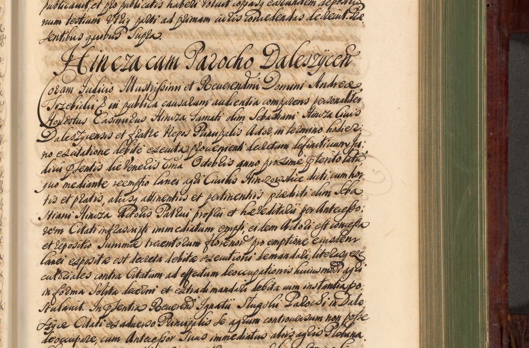 Zdjęcie nr 500 dla obiektu archiwalnego: Acta actorum episcopalium R. D. Andreae Trzebicki, episcopi Cracoviensis et ducis Severiae de 1679. Volumen VIII