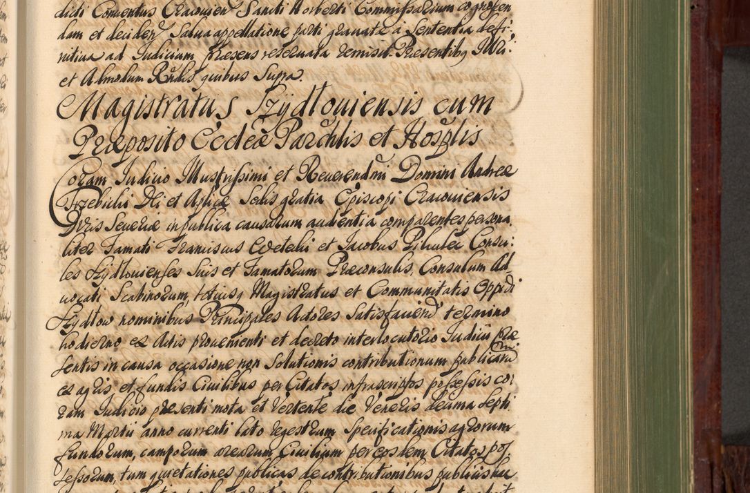 Zdjęcie nr 502 dla obiektu archiwalnego: Acta actorum episcopalium R. D. Andreae Trzebicki, episcopi Cracoviensis et ducis Severiae de 1679. Volumen VIII