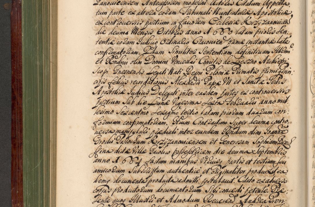 Zdjęcie nr 491 dla obiektu archiwalnego: Acta actorum episcopalium R. D. Andreae Trzebicki, episcopi Cracoviensis et ducis Severiae de 1679. Volumen VIII