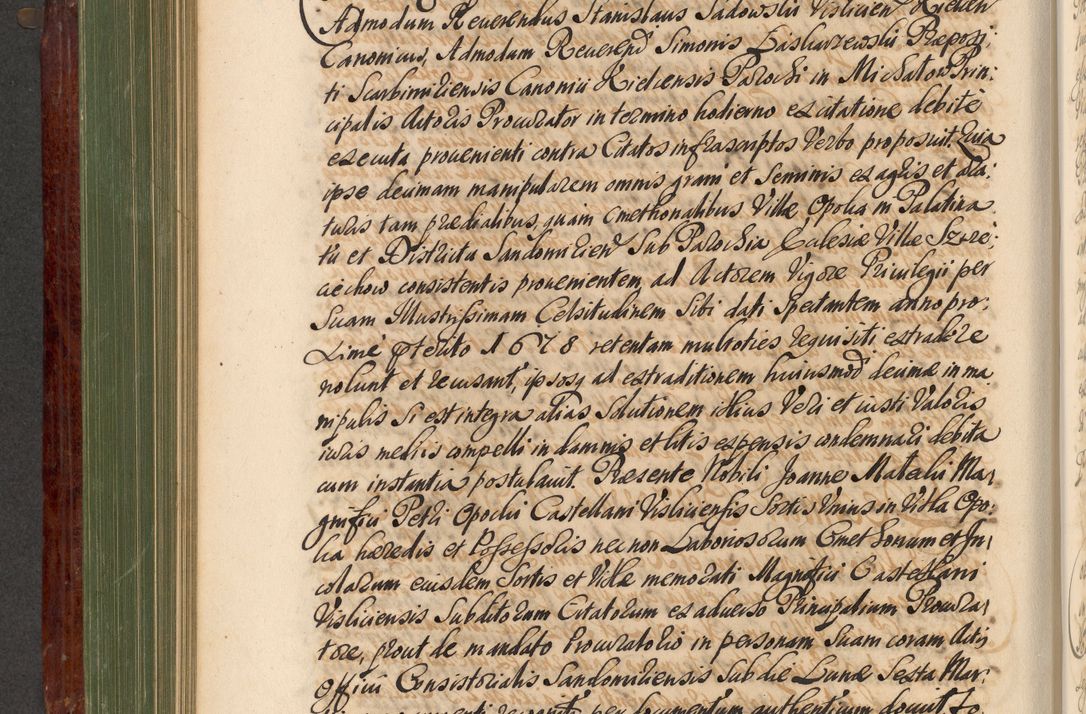 Zdjęcie nr 485 dla obiektu archiwalnego: Acta actorum episcopalium R. D. Andreae Trzebicki, episcopi Cracoviensis et ducis Severiae de 1679. Volumen VIII