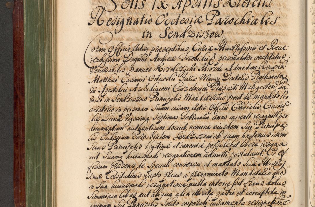 Zdjęcie nr 469 dla obiektu archiwalnego: Acta actorum episcopalium R. D. Andreae Trzebicki, episcopi Cracoviensis et ducis Severiae de 1679. Volumen VIII