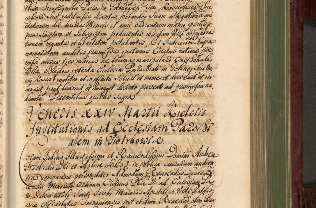 Zdjęcie nr 458 dla obiektu archiwalnego: Acta actorum episcopalium R. D. Andreae Trzebicki, episcopi Cracoviensis et ducis Severiae de 1679. Volumen VIII