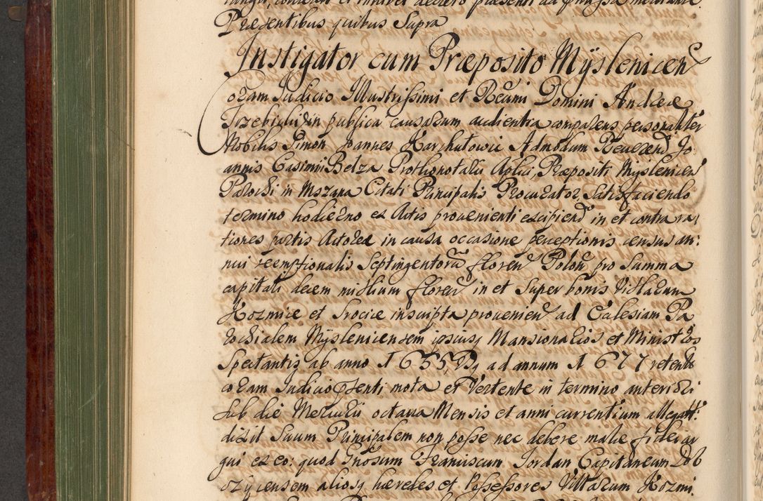 Zdjęcie nr 455 dla obiektu archiwalnego: Acta actorum episcopalium R. D. Andreae Trzebicki, episcopi Cracoviensis et ducis Severiae de 1679. Volumen VIII