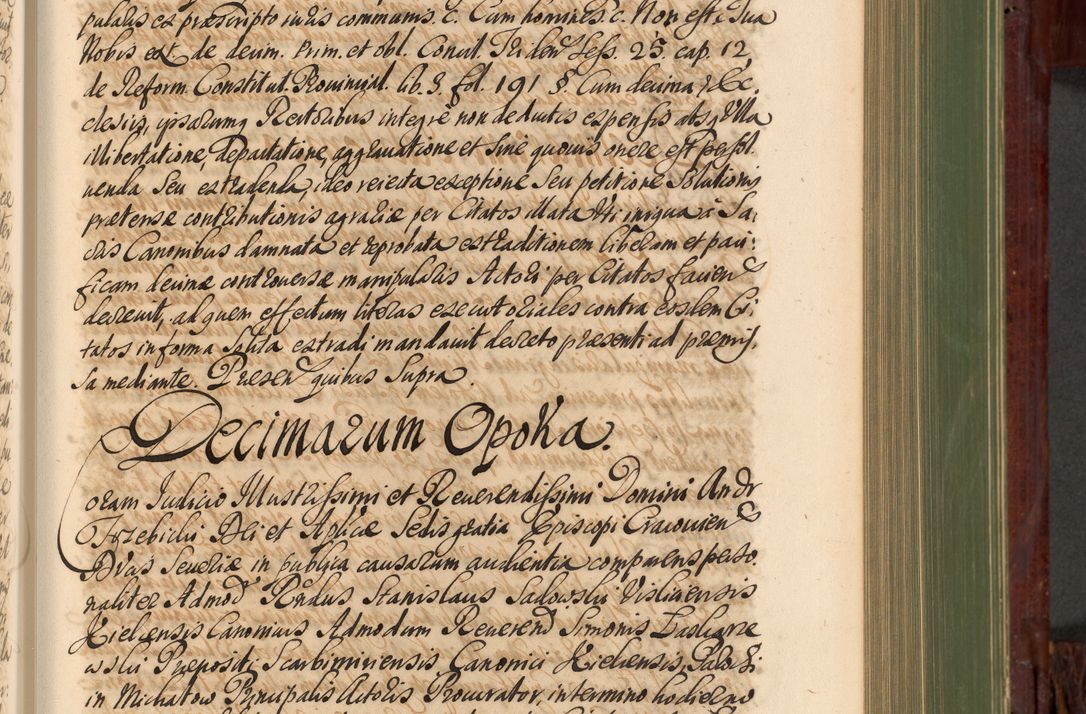 Zdjęcie nr 428 dla obiektu archiwalnego: Acta actorum episcopalium R. D. Andreae Trzebicki, episcopi Cracoviensis et ducis Severiae de 1679. Volumen VIII