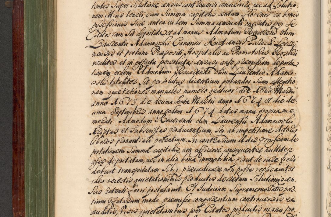 Zdjęcie nr 417 dla obiektu archiwalnego: Acta actorum episcopalium R. D. Andreae Trzebicki, episcopi Cracoviensis et ducis Severiae de 1679. Volumen VIII