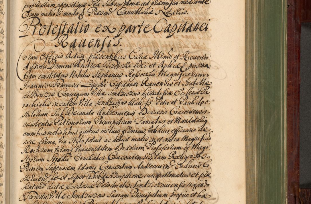 Zdjęcie nr 610 dla obiektu archiwalnego: Acta actorum episcopalium R. D. Andreae Trzebicki, episcopi Cracoviensis et ducis Severiae de 1679. Volumen VIII