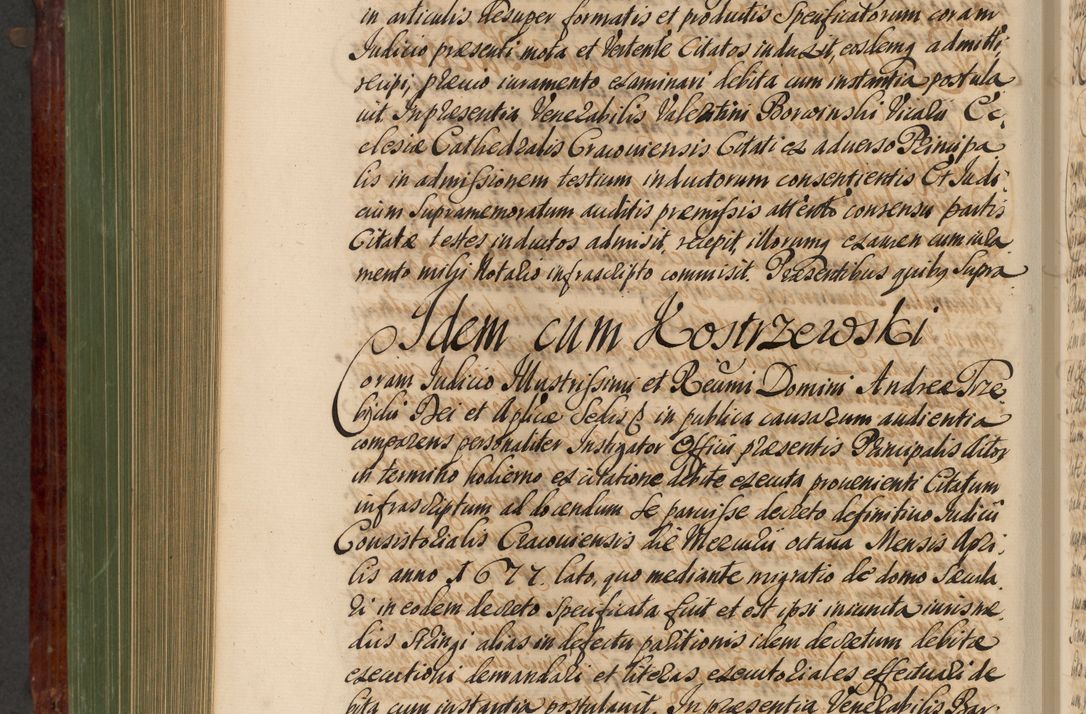 Zdjęcie nr 803 dla obiektu archiwalnego: Acta actorum episcopalium R. D. Andreae Trzebicki, episcopi Cracoviensis et ducis Severiae de 1679. Volumen VIII