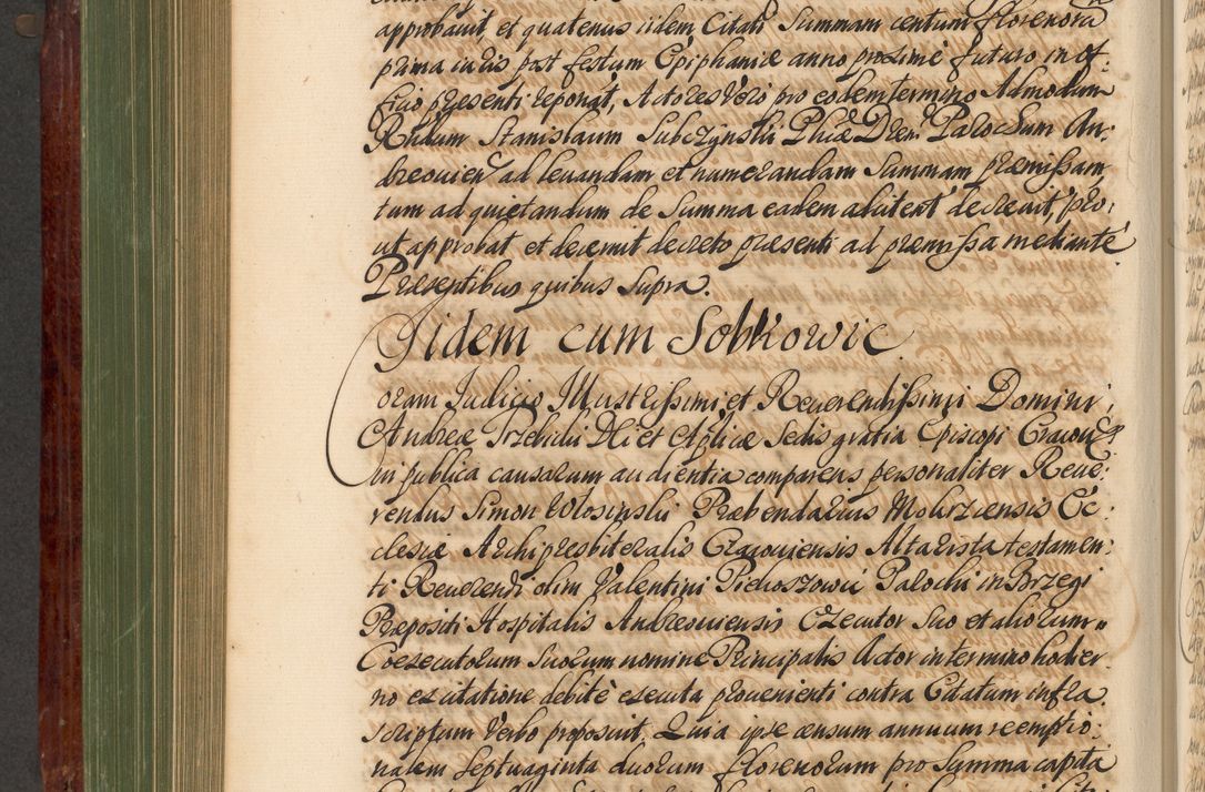 Zdjęcie nr 605 dla obiektu archiwalnego: Acta actorum episcopalium R. D. Andreae Trzebicki, episcopi Cracoviensis et ducis Severiae de 1679. Volumen VIII