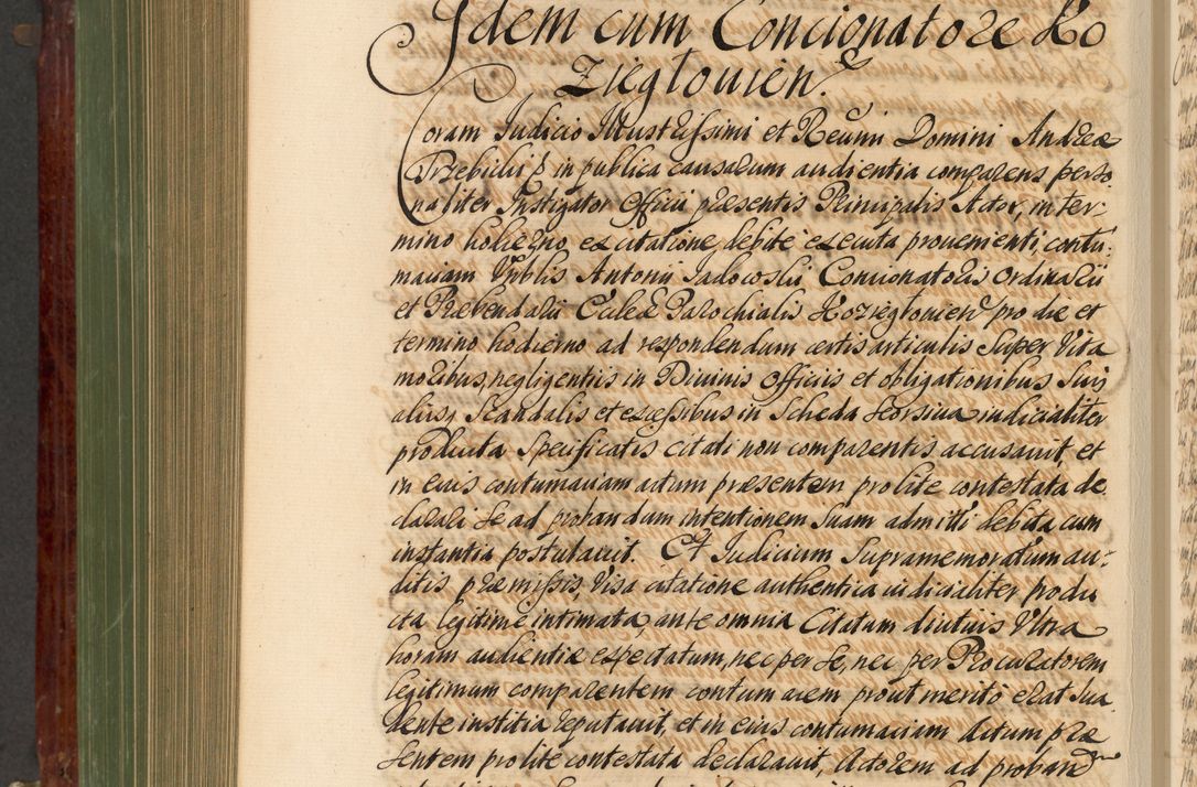 Zdjęcie nr 801 dla obiektu archiwalnego: Acta actorum episcopalium R. D. Andreae Trzebicki, episcopi Cracoviensis et ducis Severiae de 1679. Volumen VIII
