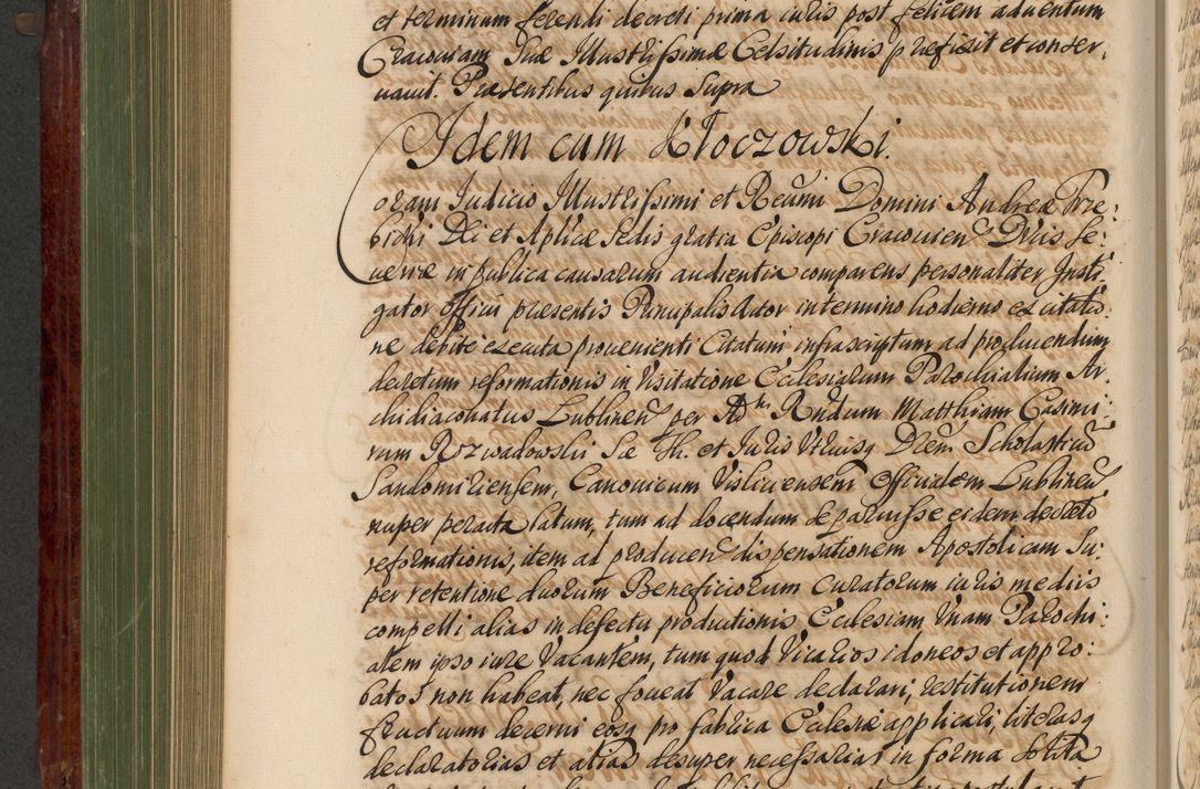Zdjęcie nr 607 dla obiektu archiwalnego: Acta actorum episcopalium R. D. Andreae Trzebicki, episcopi Cracoviensis et ducis Severiae de 1679. Volumen VIII