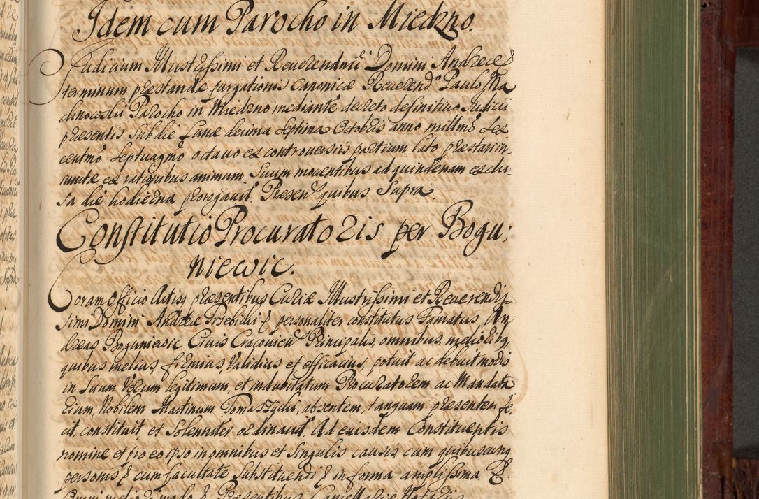 Zdjęcie nr 792 dla obiektu archiwalnego: Acta actorum episcopalium R. D. Andreae Trzebicki, episcopi Cracoviensis et ducis Severiae de 1679. Volumen VIII
