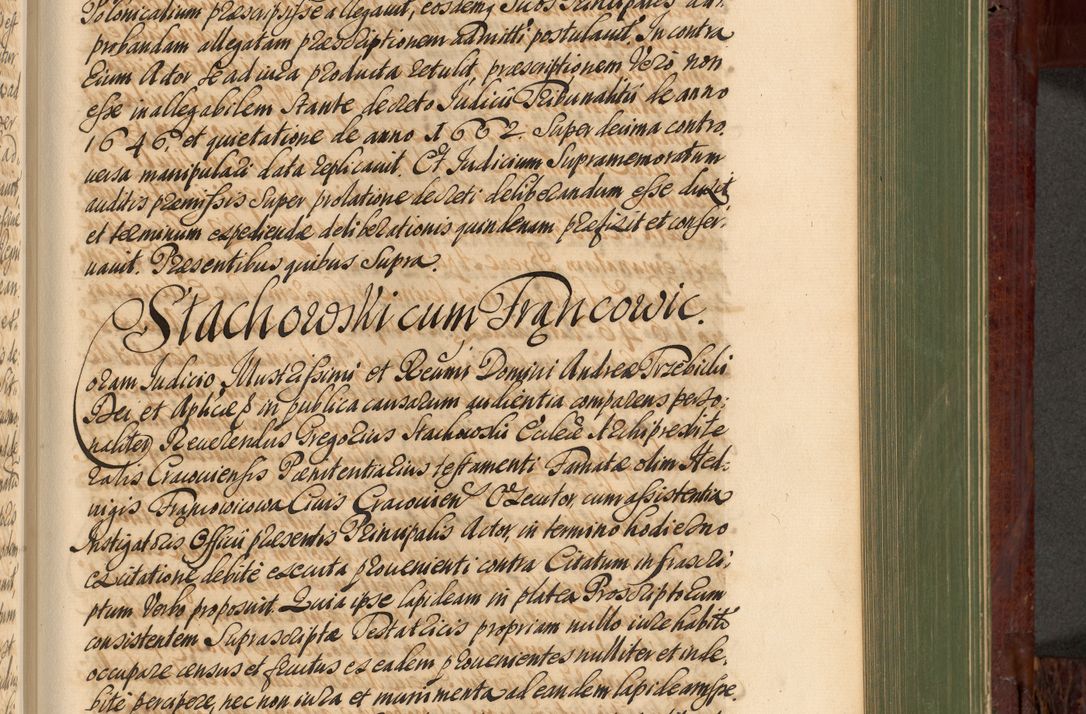 Zdjęcie nr 786 dla obiektu archiwalnego: Acta actorum episcopalium R. D. Andreae Trzebicki, episcopi Cracoviensis et ducis Severiae de 1679. Volumen VIII