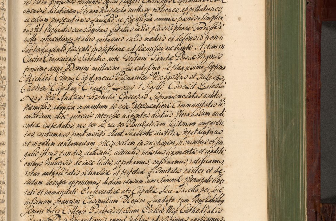 Zdjęcie nr 778 dla obiektu archiwalnego: Acta actorum episcopalium R. D. Andreae Trzebicki, episcopi Cracoviensis et ducis Severiae de 1679. Volumen VIII