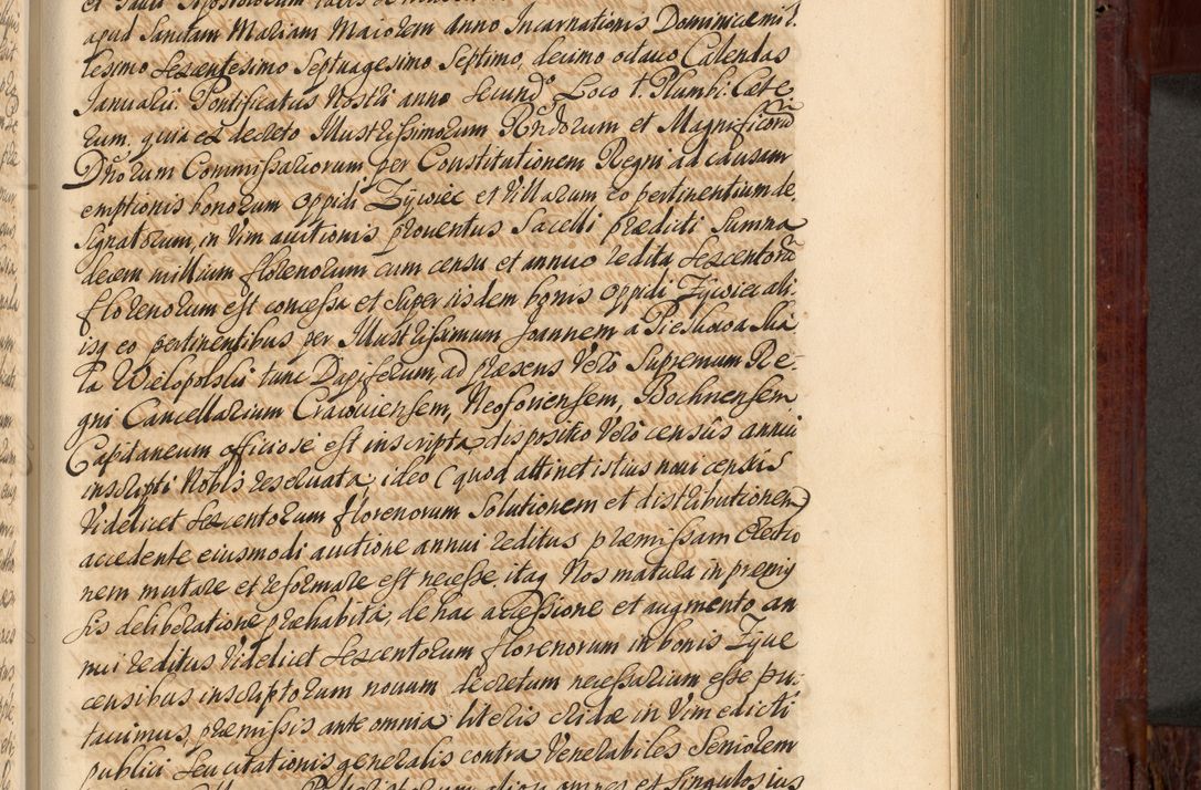 Zdjęcie nr 772 dla obiektu archiwalnego: Acta actorum episcopalium R. D. Andreae Trzebicki, episcopi Cracoviensis et ducis Severiae de 1679. Volumen VIII
